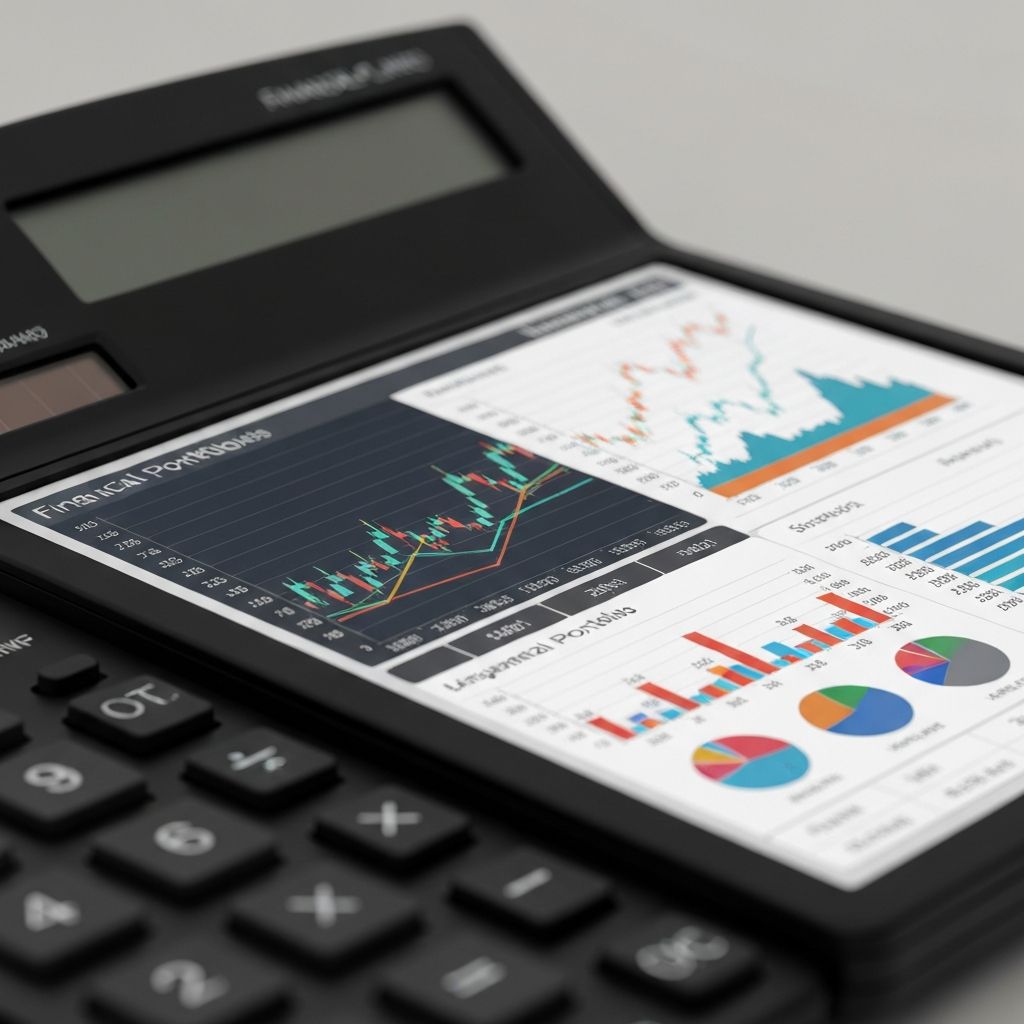 Financial calculator with charts