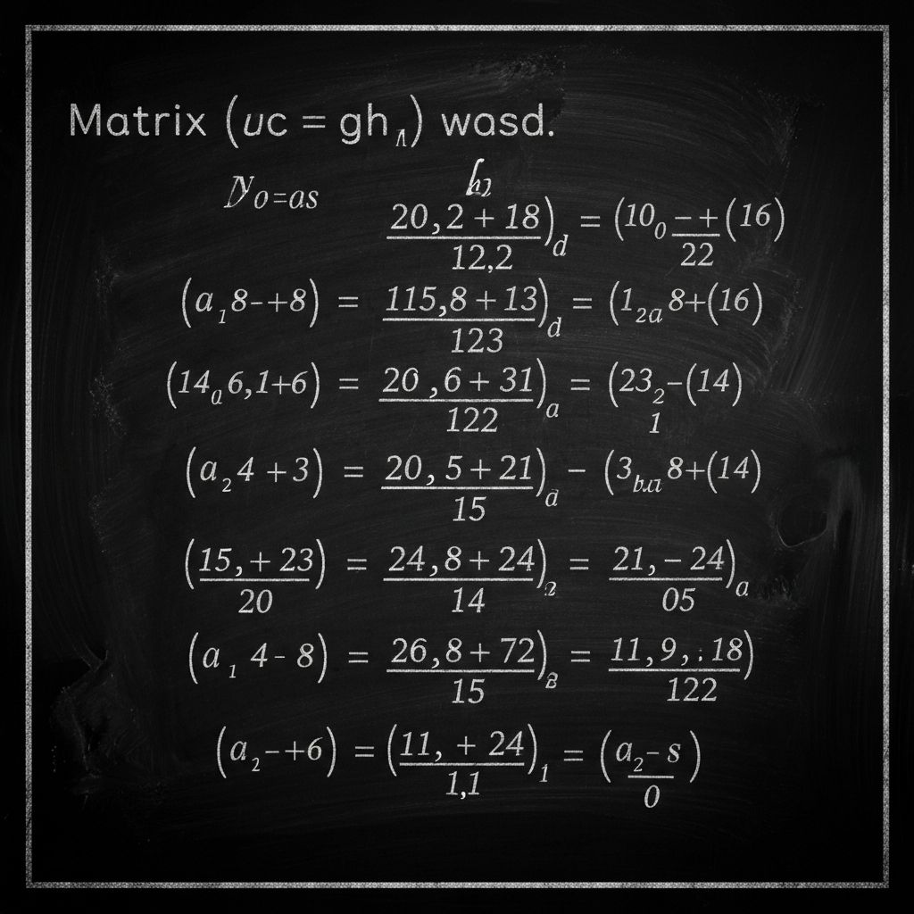 Matrix mathematics calculations